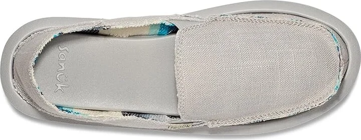 Sanuk Donna Hemp Women's Slip on Shoes Grey : 5 B - Medium, Canvas - Image 2