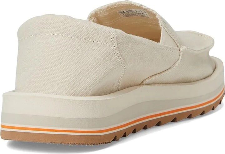 Sanuk Donna Mesa Women's Flat Shoes Brown Rice : 10 B - Medium, Cotton/Hemp - Image 4