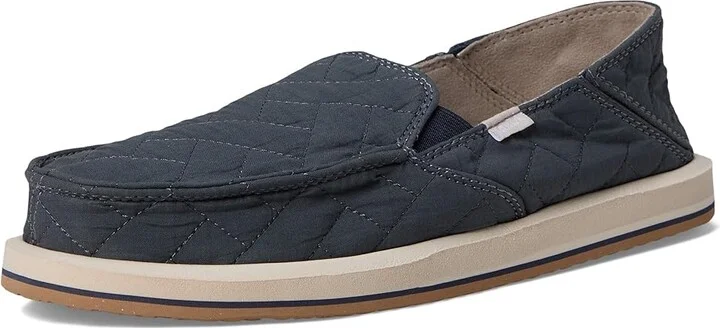 Sanuk Donna Quilted Women's Shoes Slate : 9 B - Medium, Rubber/Synthetic - Image 5