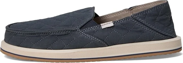 Sanuk Donna Quilted Women's Shoes Slate : 9 B - Medium, Rubber/Synthetic - Image 6