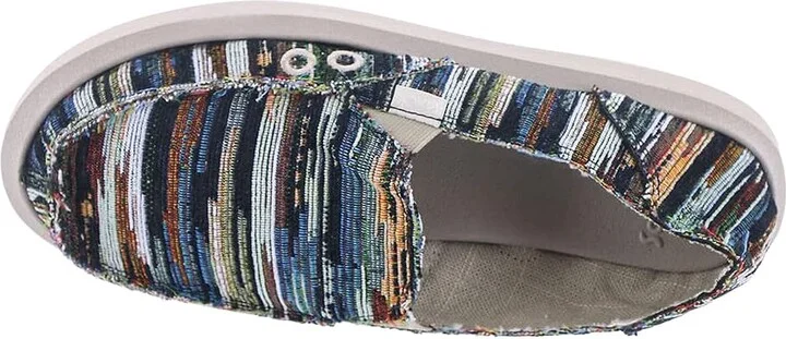 Sanuk Donna Soft Top Grandma's Couch Women's Shoes Black : 5 B - Medium, Textile - Image 2
