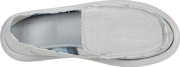 Sanuk Donna Soft Top Hemp Women's Shoes Grey : 8 B - Medium - Image 2