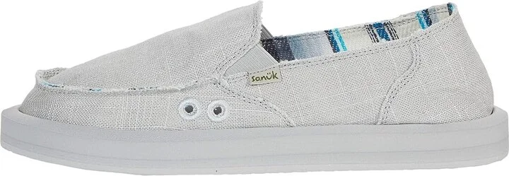 Sanuk Donna Soft Top Hemp Women's Shoes Grey : 8 B - Medium - Image 6