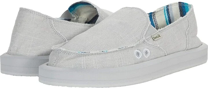 Sanuk Donna Soft Top Hemp Women's Shoes Grey : 8 B - Medium