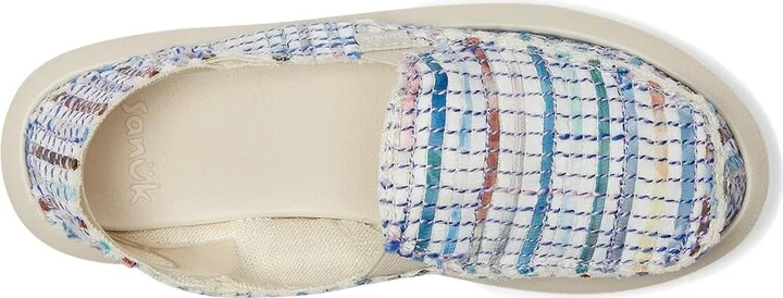 Sanuk Donna Watercolor Women's Shoes Blue : 6 B - Medium, Synthetic - Image 2