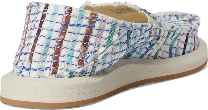 Sanuk Donna Watercolor Women's Shoes Blue : 6 B - Medium, Synthetic - Image 4