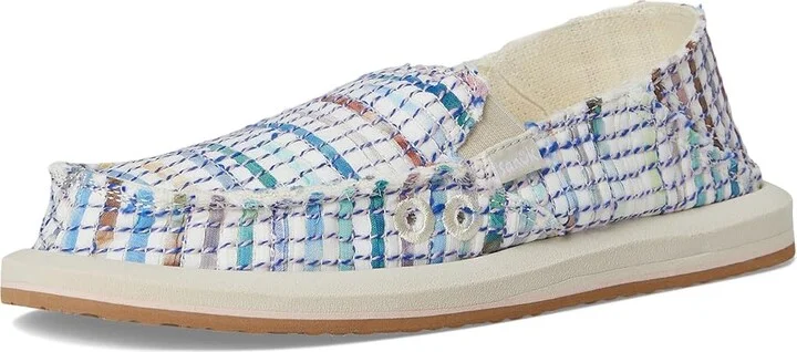 Sanuk Donna Watercolor Women's Shoes Blue : 6 B - Medium, Synthetic - Image 5