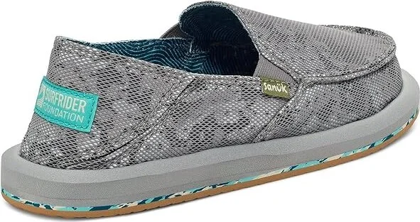 Sanuk Donna x Surfrider Women's Shoes Taupe : 5 B - Medium, Rubber - Image 4