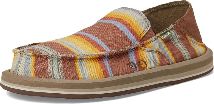 Sanuk Donny Blanket Men's Shoes Kona Sunrise : 13 D - Medium, Cotton - Image 5