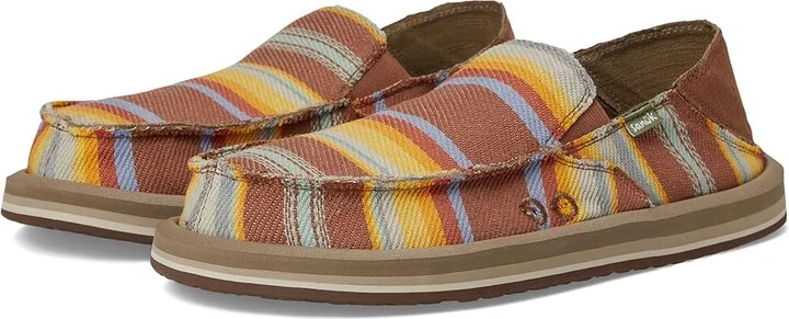 Sanuk Donny Blanket Men's Shoes Kona Sunrise : 13 D - Medium, Cotton