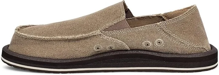Sanuk Donny Men's Shoes Brown : 8 D - Medium - Image 4