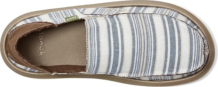 Sanuk Donny Nautical Men's Lace-up Boots Navy : 7 D - Medium, Cotton - Image 2