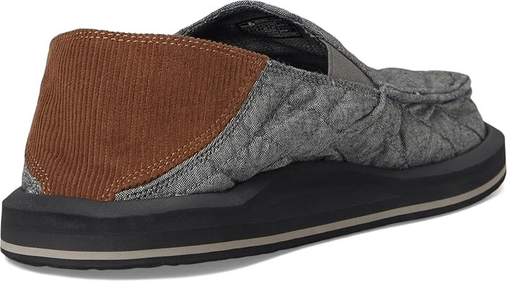 Sanuk Donny Quilted Men's Lace-up Boots Charcoal : 13 D - Medium, Synthetic - Image 4