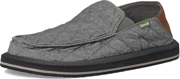 Sanuk Donny Quilted Men's Lace-up Boots Charcoal : 13 D - Medium, Synthetic - Image 5