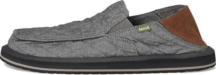 Sanuk Donny Quilted Men's Lace-up Boots Charcoal : 13 D - Medium, Synthetic - Image 6