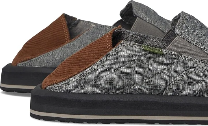 Sanuk Donny Quilted Men's Lace-up Boots Charcoal : 13 D - Medium, Synthetic - Image 7