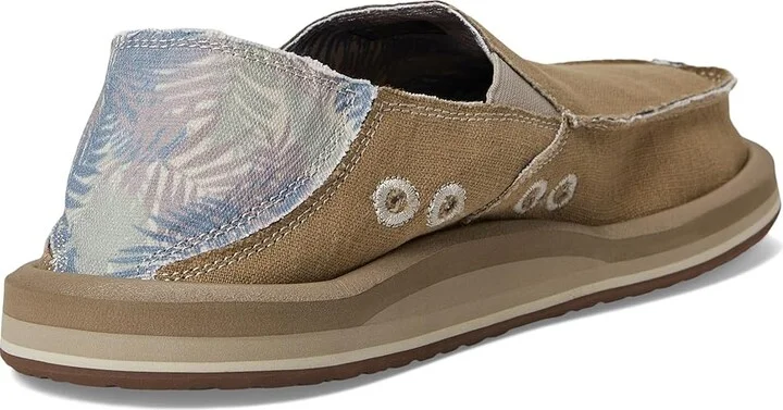 Sanuk Donny Resort Men's Lace-up Boots Brown : 7 D - Medium, Linen - Image 4