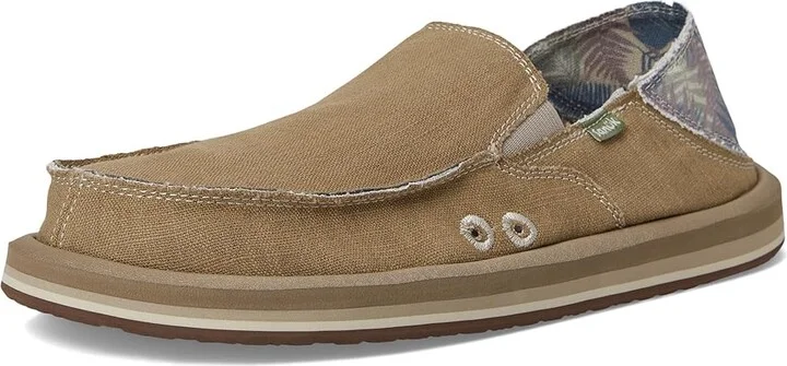 Sanuk Donny Resort Men's Lace-up Boots Brown : 7 D - Medium, Linen - Image 5