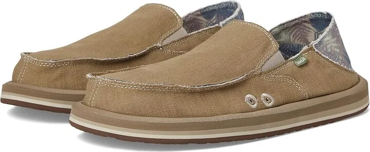Sanuk Donny Resort Men's Lace-up Boots Brown : 7 D - Medium, Linen