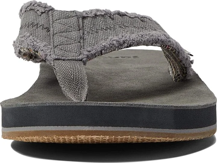 Sanuk Fraid Not Soft Top Men's Shoes Charcoal : 10 D - Medium - Image 2