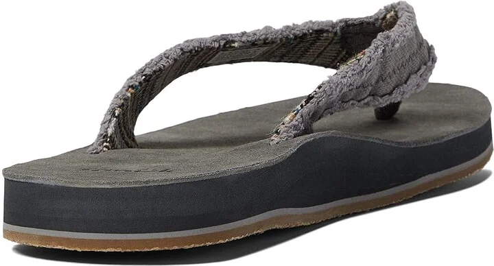 Sanuk Fraid Not Soft Top Men's Shoes Charcoal : 10 D - Medium - Image 4