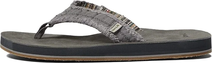 Sanuk Fraid Not Soft Top Men's Shoes Charcoal : 10 D - Medium - Image 5