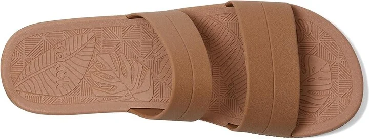 Sanuk Funshine 2 Strap Women's Sandals Tan : 9 B - Medium, Synthetic - Image 2
