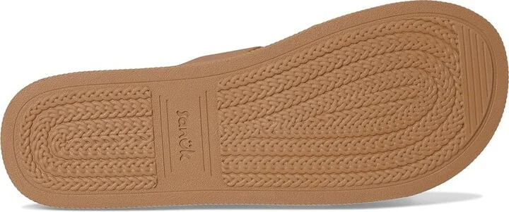 Sanuk Funshine 2 Strap Women's Sandals Tan : 9 B - Medium, Synthetic - Image 3