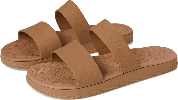 Sanuk Funshine 2 Strap Women's Sandals Tan : 9 B - Medium, Synthetic