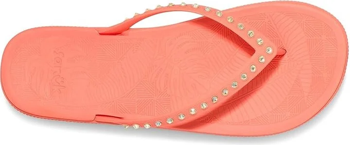 Sanuk Funshine Gem Women's Shoes Fusion Coral : 8 B - Medium, EVA - Image 2