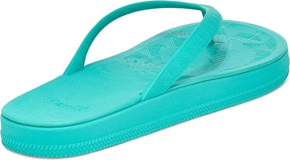 Sanuk Funshine Women's Shoes Turquoise : 5 B - Medium - Image 4