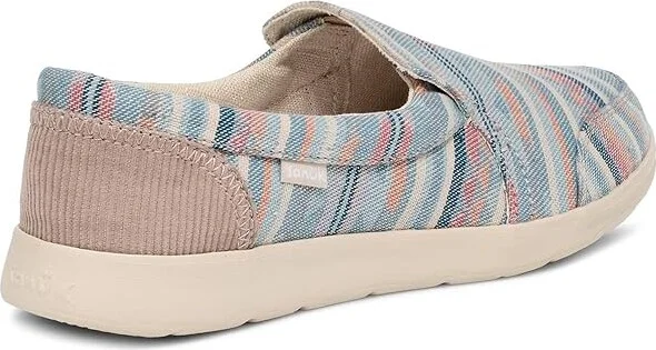 Sanuk Hangout Lite Blanket Women's Shoes Blue : 8 B - Medium, Synthetic - Image 4
