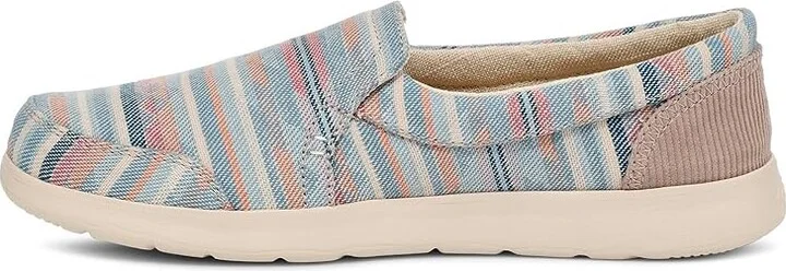 Sanuk Hangout Lite Blanket Women's Shoes Blue : 8 B - Medium, Synthetic - Image 5