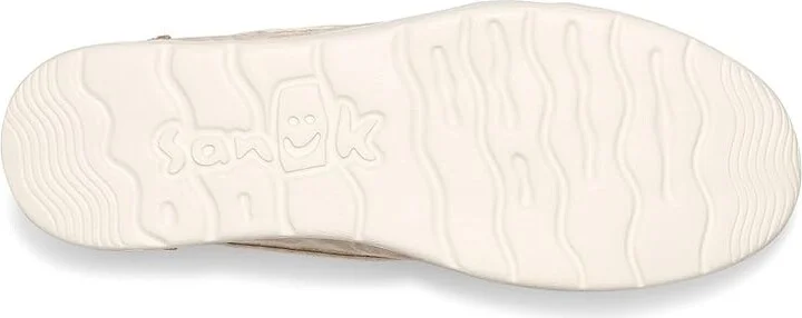 Sanuk Hangout Lite Glam Women's Shoes Snow Leopard : 6 B - Medium, Canvas - Image 3