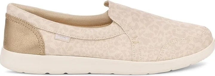 Sanuk Hangout Lite Glam Women's Shoes Snow Leopard : 6 B - Medium, Canvas - Image 6