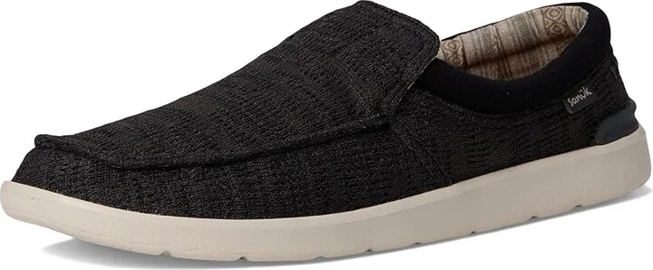 Sanuk Hangout Lite Knit Men's Lace-up Boots Black : 8.5 M, Leather/Synthetic - Image 5