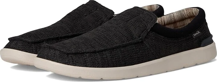 Sanuk Hangout Lite Knit Men's Lace-up Boots Black : 8.5 M, Leather/Synthetic
