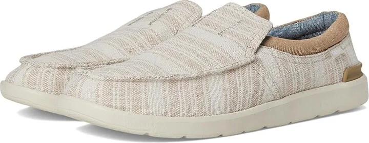 Sanuk Hangout Lite Stripe Men's Shoes Oat Stripe : 7 D - Medium, Canvas