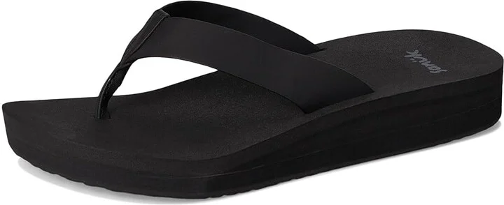 Sanuk Highland ST Women's Shoes Black : 8 B - Medium, Synthetic - Image 5