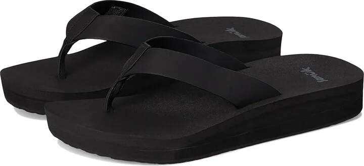 Sanuk Highland ST Women's Shoes Black : 8 B - Medium, Synthetic