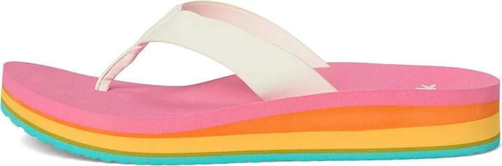 Sanuk Highland ST Women's Shoes Rainbow : 5 B - Medium, Synthetic - Image 6
