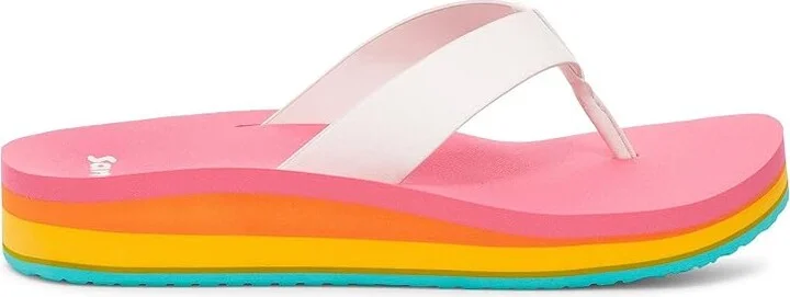 Sanuk Highland ST Women's Shoes Rainbow : 5 B - Medium, Synthetic - Image 7