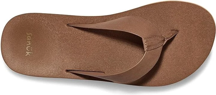 Sanuk Highland Women's Sandals Brown : 10 B - Medium, Leather/Rubber - Image 2