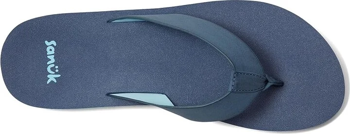 Sanuk Highland Women's Sandals Vintage Indigo : 5 B - Medium, Leather/Rubber - Image 2