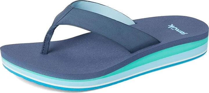 Sanuk Highland Women's Sandals Vintage Indigo : 5 B - Medium, Leather/Rubber - Image 5