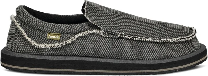 Sanuk Mens Chiba Loafers for Men | Mens Shoes | Slip On Shoes for Men | Men's Slip-on Loafers | Comfort Foam Footbed