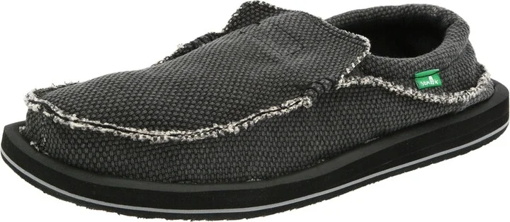 Sanuk Mens Original Chiba Loafers for Men | Mens Shoes | Slip On Shoes for Men | Big & Tall Sizes 8-18 Available | Comfort Foam Footbed