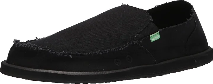 Sanuk Mens Sidewalk Surfer | Mens Shoes | Slip On Shoes for Men | Men's Slip-on Loafers | Memory Foam Footbed