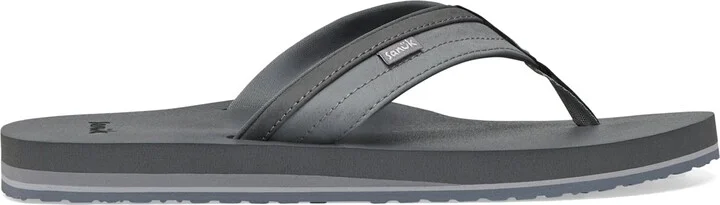 Sanuk Mens Ziggy ST | Flip Flops for Men | Mens Sandals | Beach Sandals | Water Friendly & Lightweight | Comfort Footbed