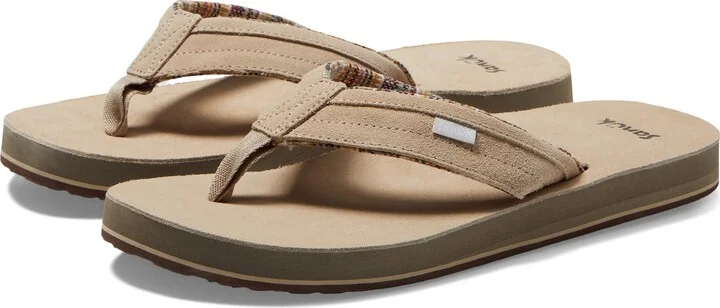 Sanuk Men's Ziggy ST Suede Flip-Flop